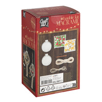 Zestaw bombek Macrame XMAS | Artmie