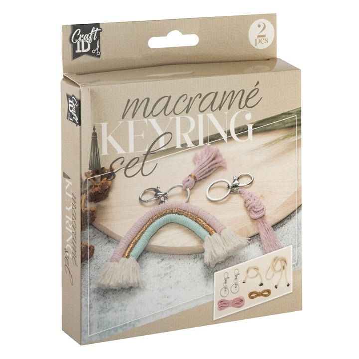 Zestaw breloków do kluczy Macramé | Artmie