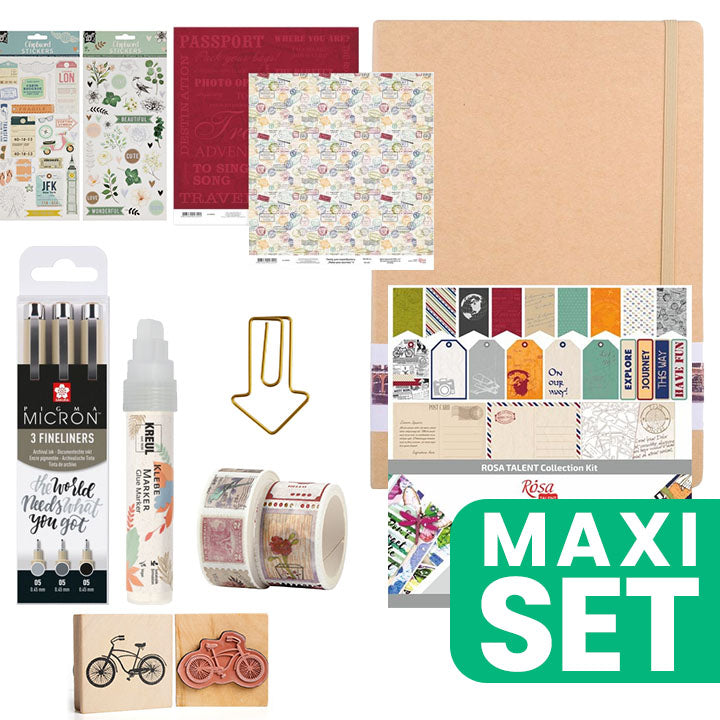 Zestaw Bullet Journal podróżnika | Artmie