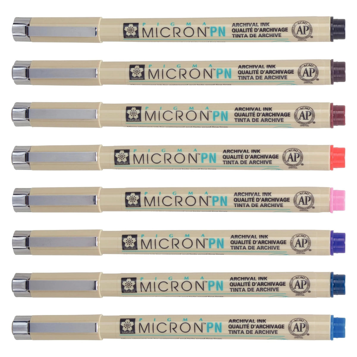 Zestaw cienkopisów Sakura Pigma Micron PN 8 szt.