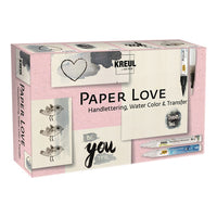 Zestaw do Handletteringu, Water Color & Transfer Paper Love C.Kreul | Artmie