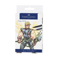 Zestaw do rysowania komiksów COMIC 3D SET FABER-CASTELL | Artmie
