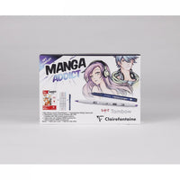 Zestaw do rysowania mangi CLAIREFONTAINE Manga Addict Tombow A5 - 50 arkuszy
