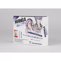 Zestaw do rysowania mangi CLAIREFONTAINE Manga Addict Tombow A5 - 50 arkuszy