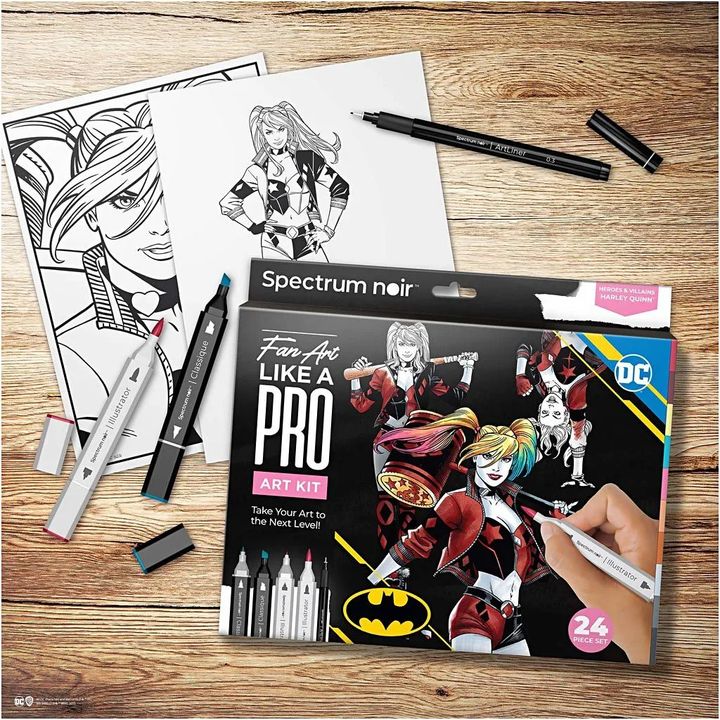 Zestaw do tworzenia ilustracji HARLEY QUINN | Artmie