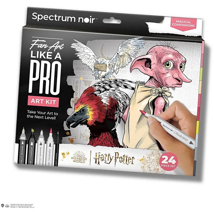 Zestaw do tworzenia ilustracji HARRY POTTER: MAGICAL COMPANIONS | Artmie