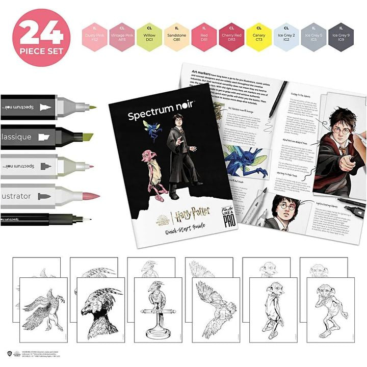 Zestaw do tworzenia ilustracji HARRY POTTER: MAGICAL COMPANIONS | Artmie