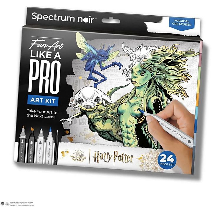 Zestaw do tworzenia ilustracji HARRY POTTER: MAGICAL CREATURES | Artmie