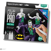 Zestaw do tworzenia ilustracji HEROES AND VILLAINS : THE JOKER | Artmie