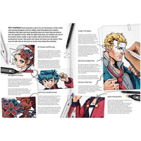 Zestaw do tworzenia ilustracji MANGA A COMIC HEROES | Artmie