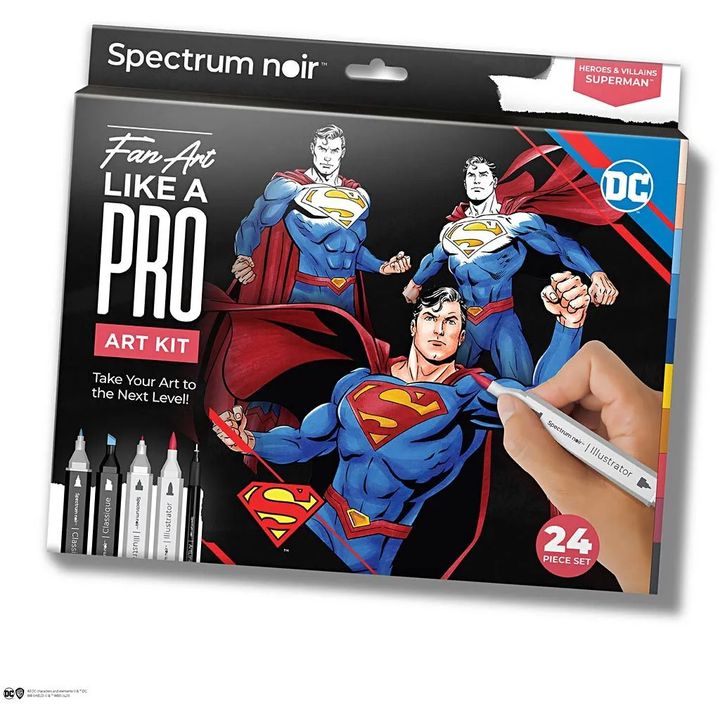 Zestaw do tworzenia ilustracji SUPERMAN | Artmie