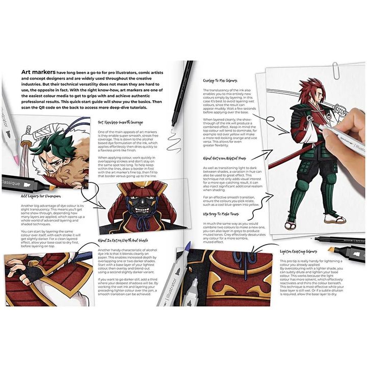 Zestaw do tworzenia ilustracji WAY OF THE SAMURAI | Artmie