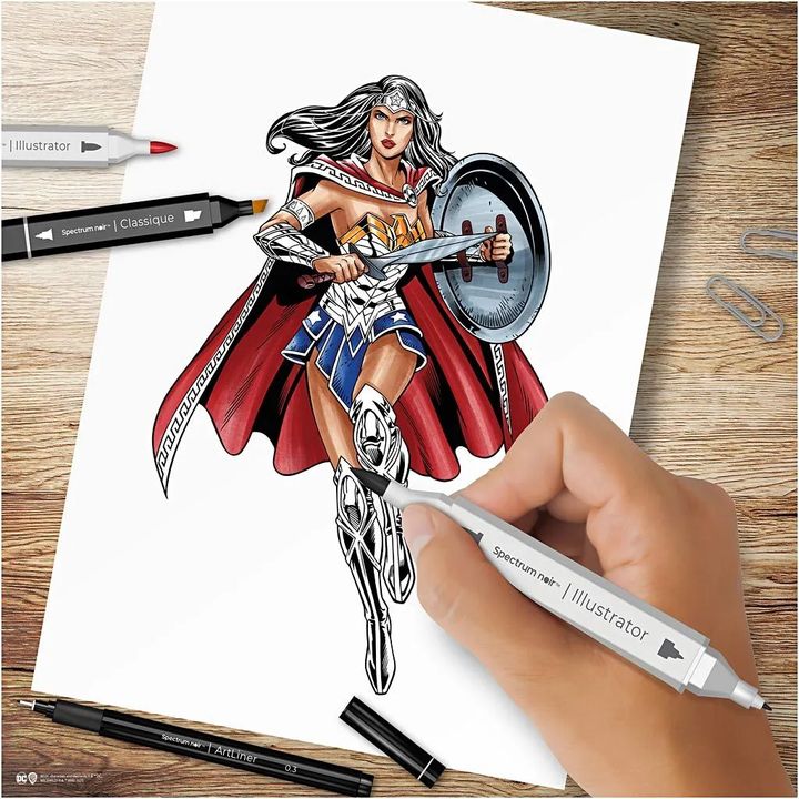 Zestaw do tworzenia ilustracji WONDER WOMAN | Artmie