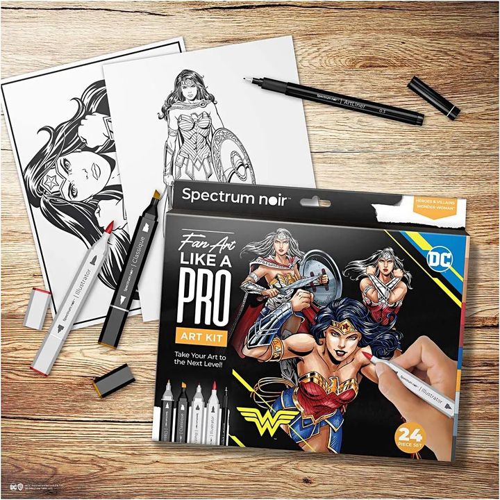 Zestaw do tworzenia ilustracji WONDER WOMAN | Artmie