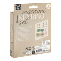 Zestaw do tworzenia makramowych breloków do kluczy | Artmie