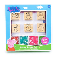 Zestaw drewnianych stempli PEPPA PIG | Artmie