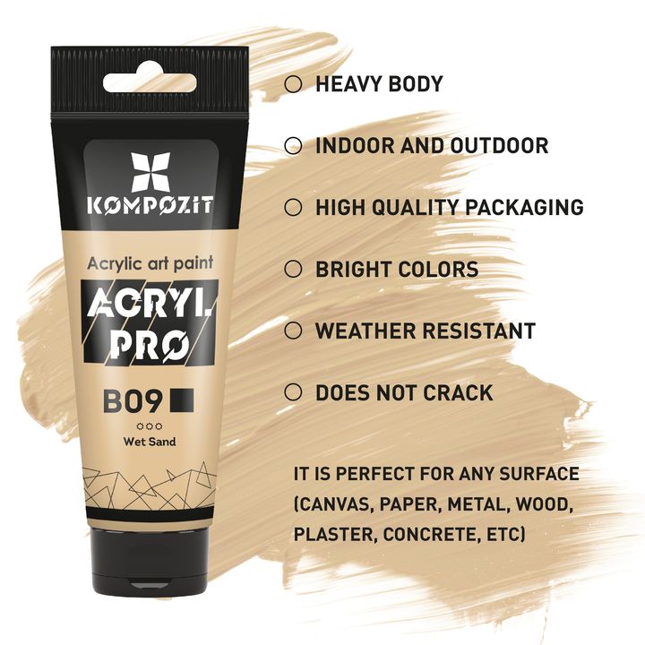 Zestaw farb akrylowych ACRYL PRO Composite Pastel | Artmie