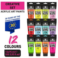 Zestaw farb akrylowych ACRYL PRO CREATIVE | Artmie