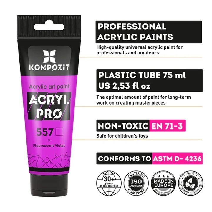 Zestaw farb akrylowych ACRYL PRO CREATIVE | Artmie