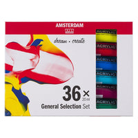 Zestaw farb akrylowych AMSTERDAM Dream and Create  36 x 20 ml | Artmie