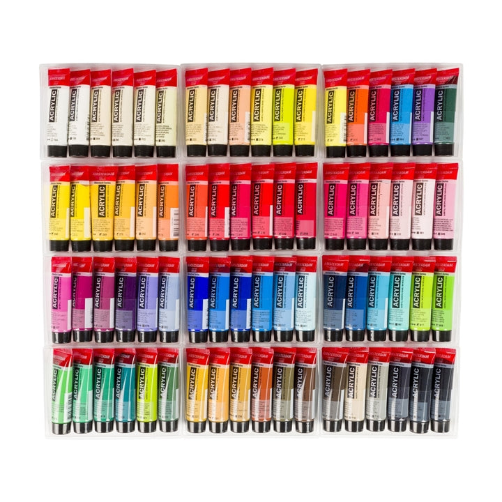 Zestaw farb akrylowych AMSTERDAM Standard Series / 72 x 20ml | Artmie