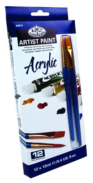 Zestaw farb akrylowych ARTIST Paint   / 12 szt x 12 ml | Artmie