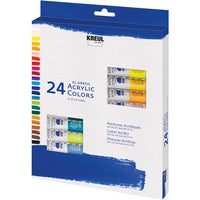 Zestaw farb akrylowych El Greco 24 szt x 12 ml | Artmie