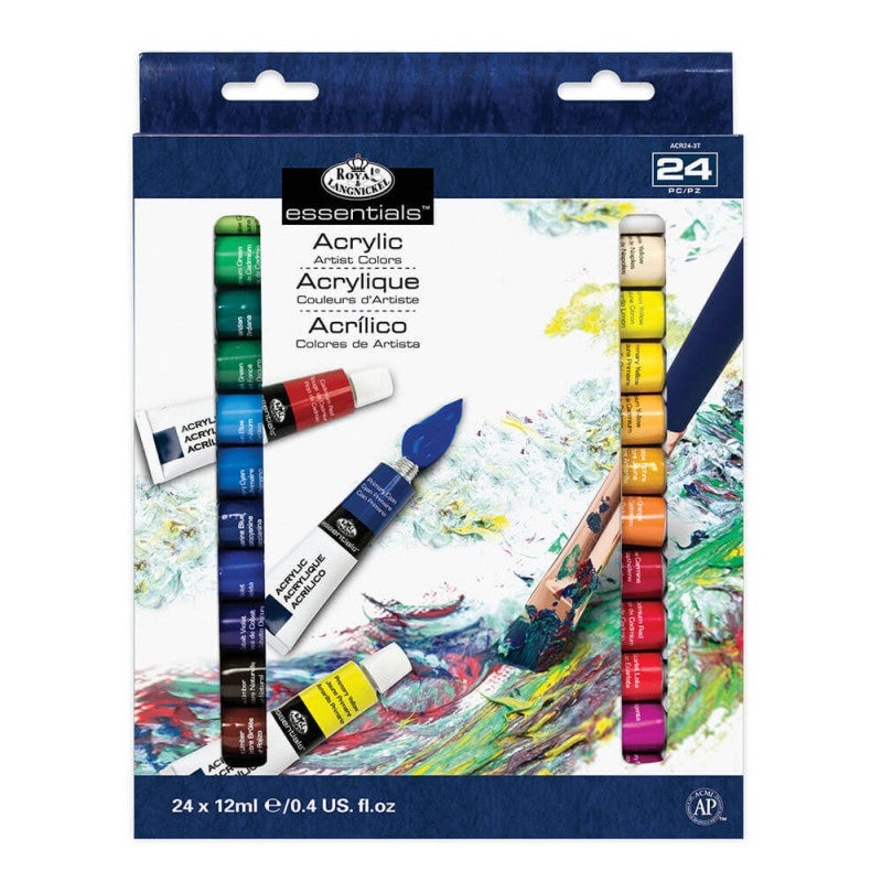 Zestaw farb akrylowych Essentials 24 szt x 12 ml | Artmie