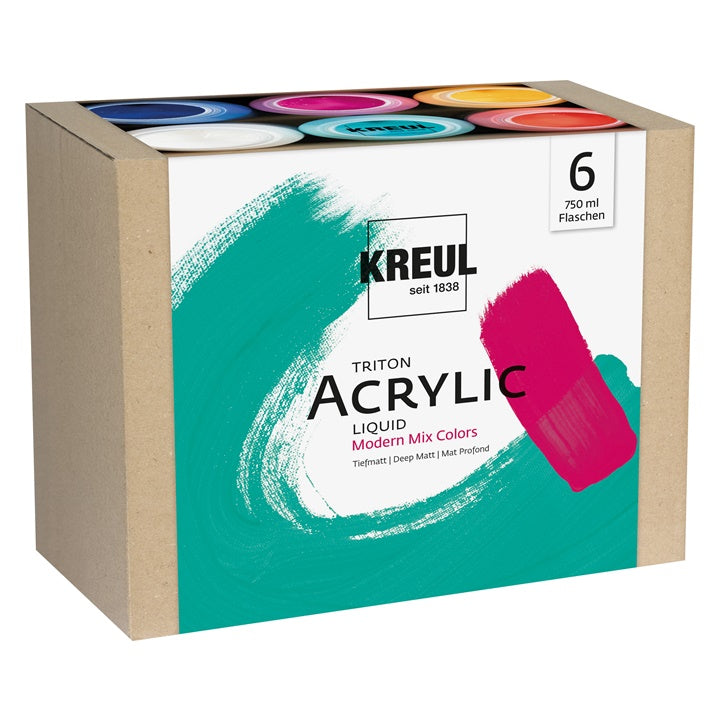 Zestaw farb akrylowych KREUL Triton | Artmie