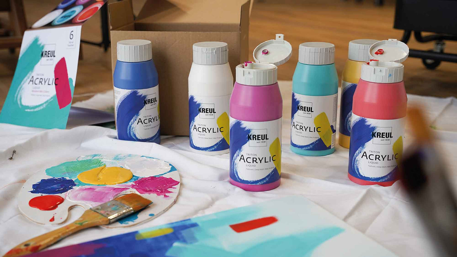 Zestaw farb akrylowych KREUL Triton | Artmie