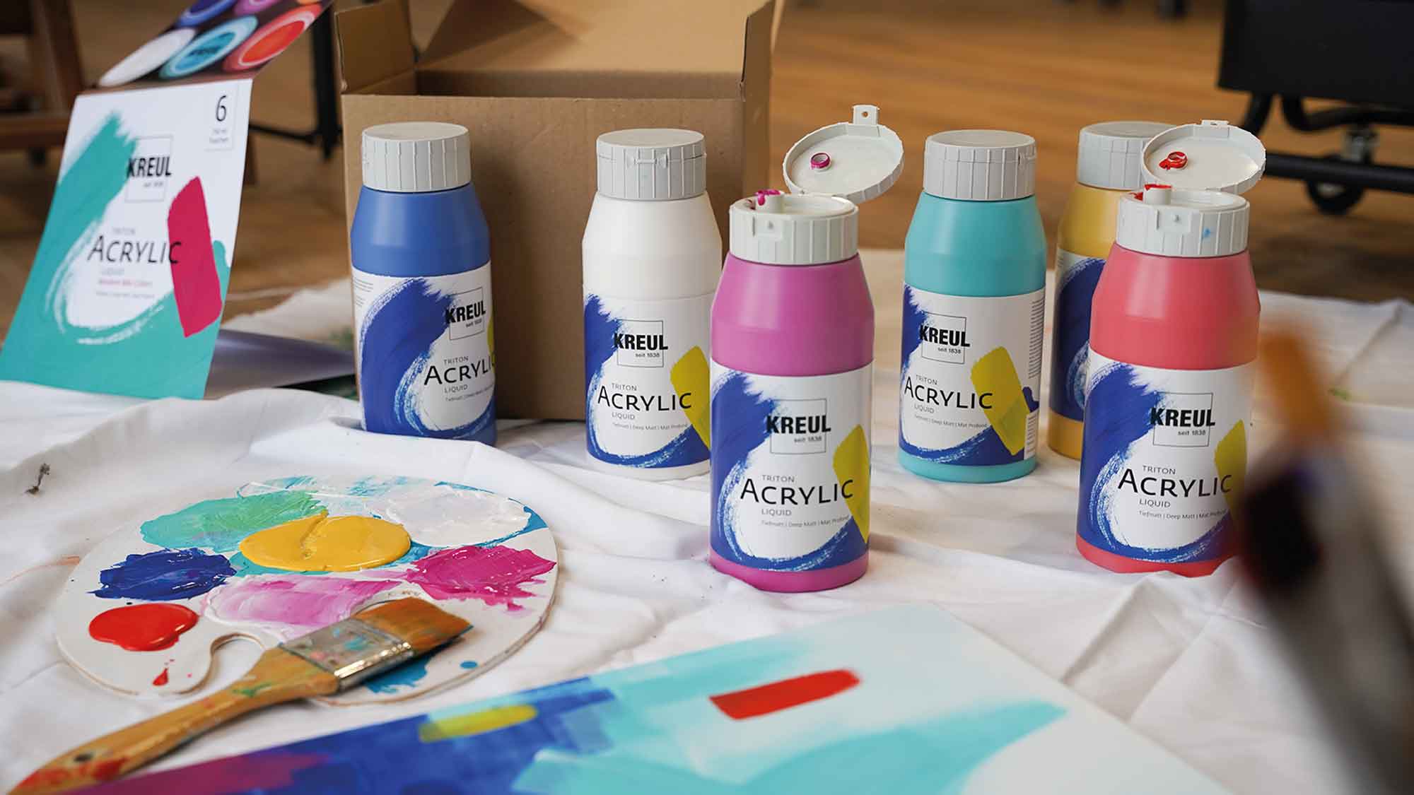 Zestaw farb akrylowych KREUL Triton | Artmie