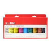 Zestaw farb akrylowych LUKAS Cryl Studio 9 x 100 ml – 2