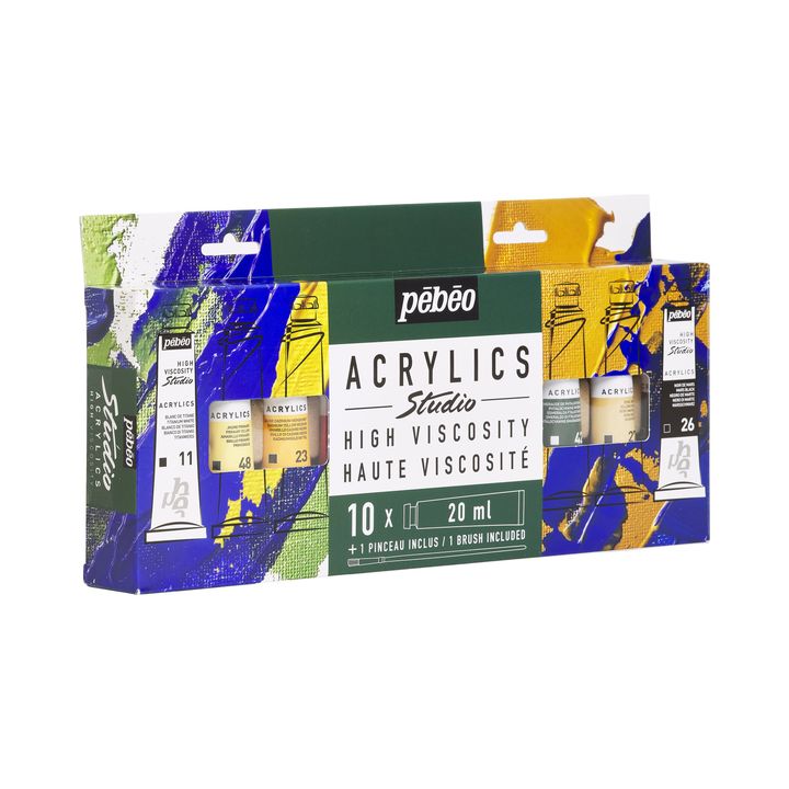 Zestaw farb akrylowych Pebeo Studio | Artmie