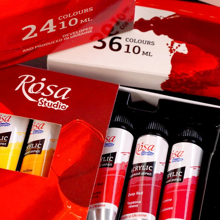 Zestaw farb akrylowych ROSA STUDIO | 12x10 ml — zdjęcie 6