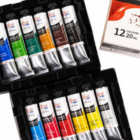 Zestaw farb akrylowych ROSA STUDIO | 12x20 ml — zdjęcie 4