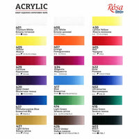 Zestaw farb akrylowych ROSA STUDIO | 18x20 ml — zdjęcie 6