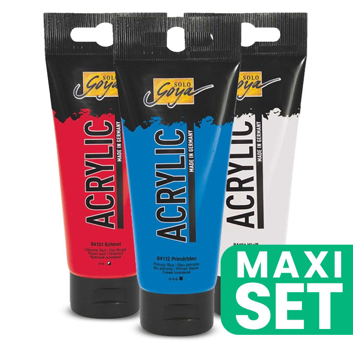 Zestaw farb akrylowych Solo Goya 3x100 ml - Nautic Tones | Artmie