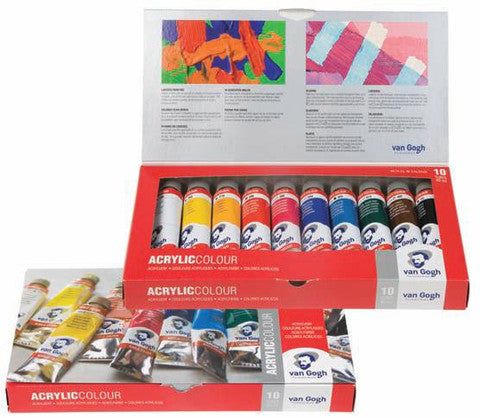 Zestaw farb akrylowych Van Gohg / 10 szt x 40 ml | Artmie