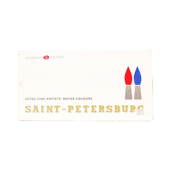 Zestaw farb akwarelowych artystycznych Saint Petersburg / 24 szt x 2,5 ml | Artmie