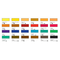 Zestaw farb akwarelowych artystycznych Saint Petersburg / 24 szt x 2,5 ml | Artmie