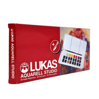 Zestaw farb akwarelowych LUKAS Studio w plastikowym pudełku - 24 szt.