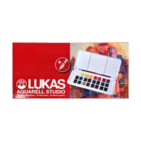 Zestaw farb akwarelowych LUKAS Studio w plastikowym pudełku - 24 szt.