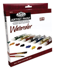 Zestaw farb Watercolor Royal & Langnickel / 24 szt x 12 ml | Artmie