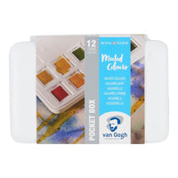 Zestaw farb akwarelowych Van Gogh - stonowane kolory / 12 szt. | Artmie