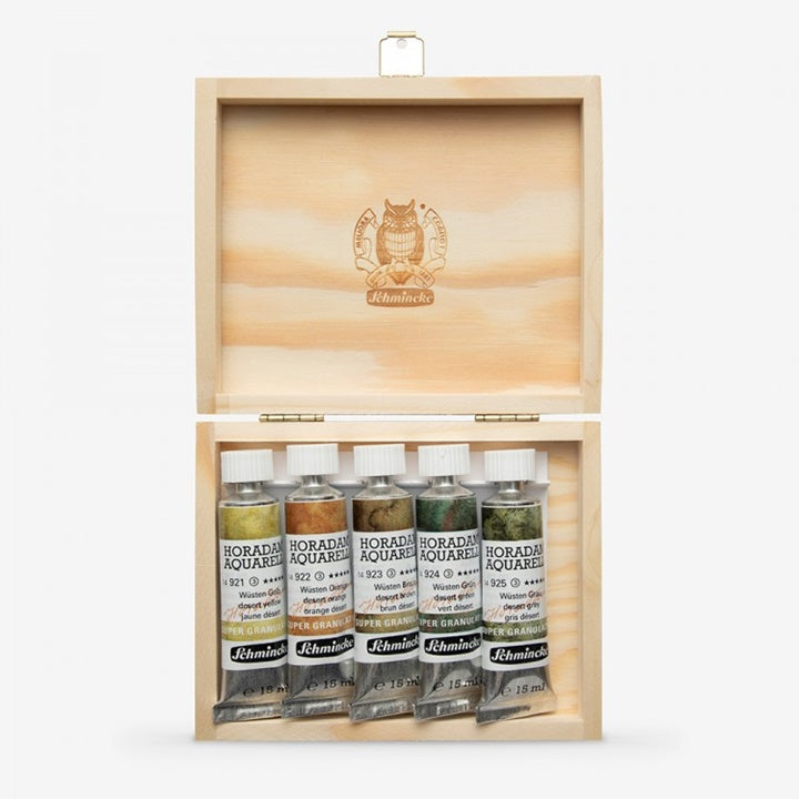 Zestaw farb akwarelowych w tubach Schmincke Super Granulation 5x15ml | Set desert | Artmie