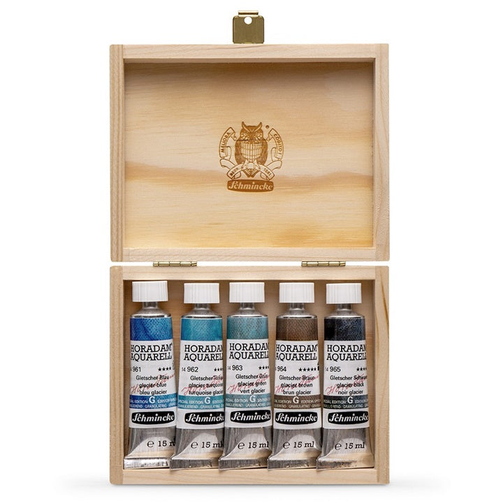 Zestaw farb akwarelowych w tubach Schmincke Super Granulation 5x15ml | Set glacier | Artmie