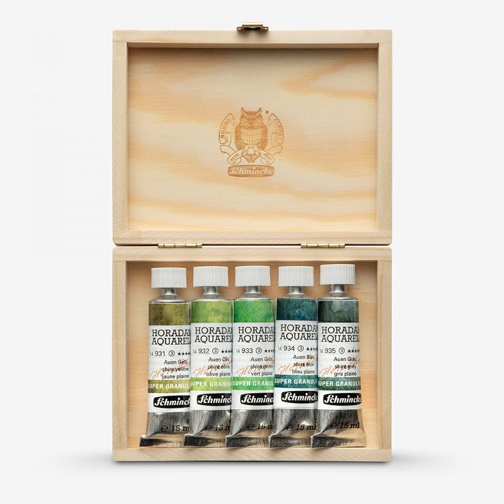 Zestaw farb akwarelowych w tubach Schmincke Super Granulation 5x15ml | Set shire | Artmie