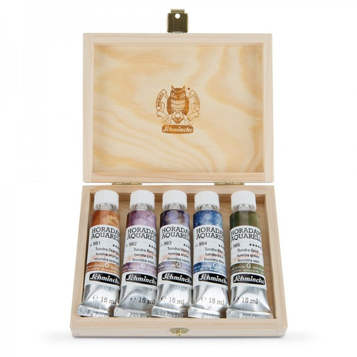 Zestaw farb akwarelowych w tubach Schmincke Super Granulation 5x15ml | Set tundra | Artmie