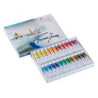 Zestaw farb akwarelowych White Nights w tubkach / 24 szt x 10 ml | Artmie