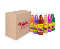 Zestaw farb dla dzieci JOVI Premium płynna tempera 6 x 500 ml – wariant B